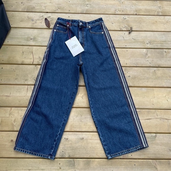 Nwt Alexander McQueen crop length boyfriend high rise size 25 - Picture 3 of 13